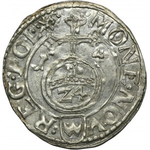 Žigmund III Vasa, Polovičná stopa Krakov 1614 - RARE