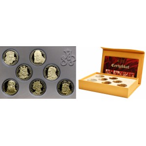 Sada, Pokladnice polské mincovny, Královská sbírka, Piasty, Medaile (7 ks)
