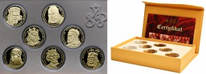 Set, Treasury of the Polish Mint, Royal Collection, Piasts, Medals (7 pieces).