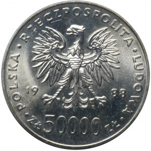 50.000 złotych 1988 Piłsudski