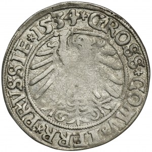 Zikmund I. Starý, Grosz Toruń 1534 - PRVSSI/PRVSSIE