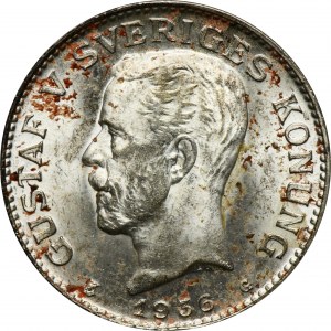 Sweden, Gustav V, 1 Kronor Stockholm 1936