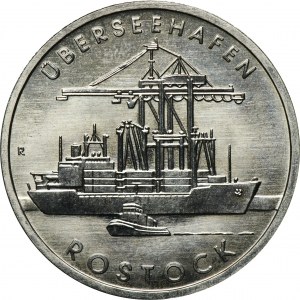 Deutschland, DDR, 5 Mark Berlin 1988 - Hafen von Rostock