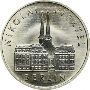 Germany, DDR, 5 Mark Berlin 1987 - 750 years of Berlin, Nikolaiviertel