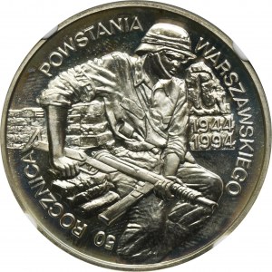 PLN 100,000 1994 50th anniversary of the Warsaw Uprising - NGC PF66 ULTRA CAMEO