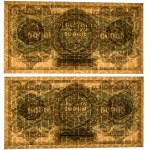 10,000 zloty 1922 - I (2 pcs.) - consecutive numbers