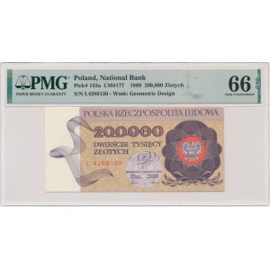 200.000 złotych 1989 - L - PMG 66 EPQ