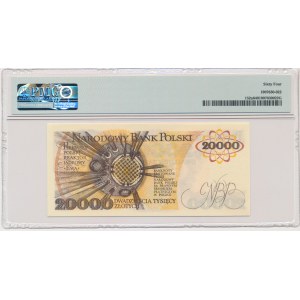 20.000 złotych 1989 - Y - PMG 64 - rzadka seria