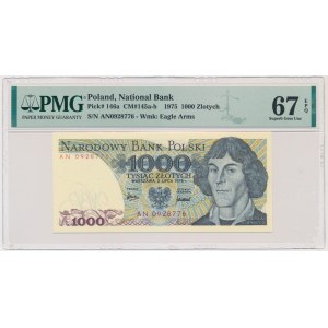 1 000 zlatých 1975 - AN - PMG 67 EPQ