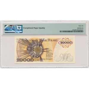 20.000 złotych 1989 - AG - PMG 66 EPQ