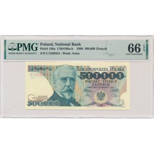 500,000 PLN 1990 - C - PMG 66 EPQ