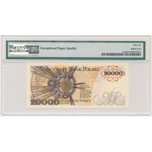 20.000 złotych 1989 - A - PMG 66 EPQ