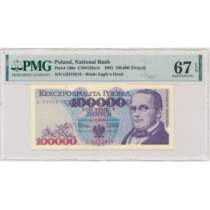 100,000 PLN 1993 - C - PMG 67 EPQ