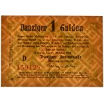 Danzig, 1 Gulden 1923 - October - PMG 53 - RARE