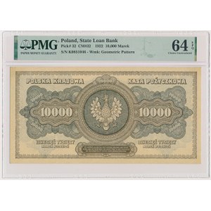 10 000 marek 1922 - K - PMG 64 EPQ