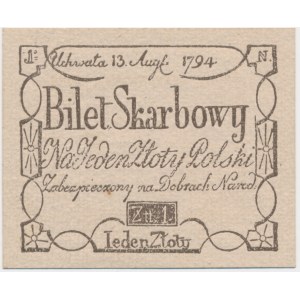 1 Zloty 1794 - Faksimile