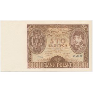 100 zloty 1934 - Ser.C.J. - without additional znw. -