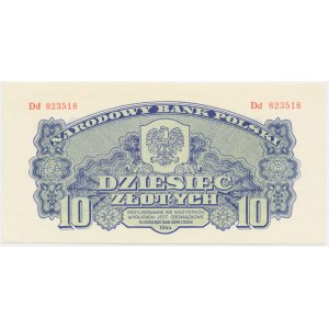10 Zloty 1944 ...schuldig - Dd 823518 - Gedenkausgabe -