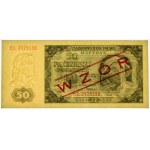 50 Zloty 1948 - MODELL - EL -.