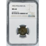 2 Pfennige 1923 - NGC MS64