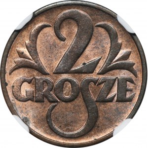 2 grosze 1938 - NGC MS64 RB