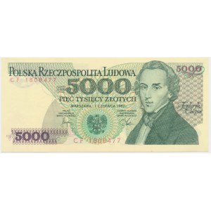 5,000 PLN 1982 - CF -.