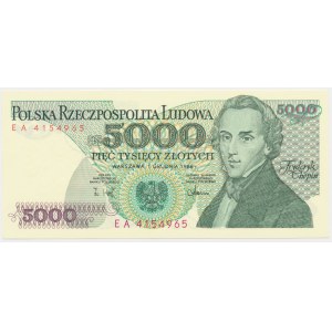 5 000 zlotých 1988 - EA -