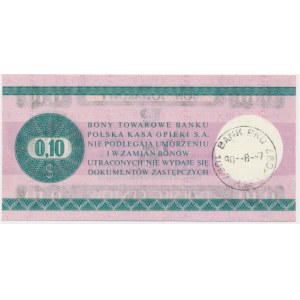 Pewex, 10 centů 1979 - IB - malý
