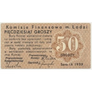 Lodz, 50 pennies 1939