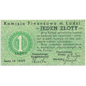 Łódź, 1 złoty 1939 - IA -