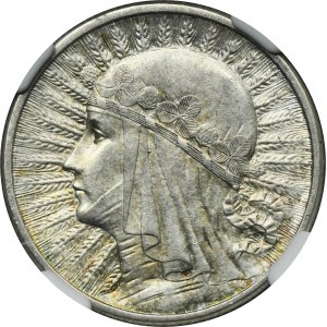 Head of a Woman, 2 gold 1933 - NGC AU58