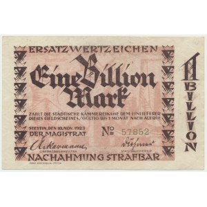 Štetín, 1 miliarda mariek 1923