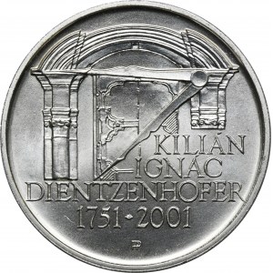 Česká republika, 200 korun 2001 - 250. výročí úmrtí Kiliána Ignáce Dientzenhofera