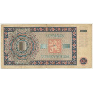 Czechosłowacja, 1.000 koron 1945