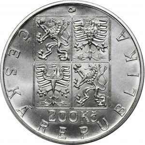 Česká republika, 200 korún 1998 - 800. výročie korunovácie Přemysla Otakara II.
