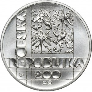 Czech Republic, 200 Korun 1999 - 100th Anniversary of the Foundation of the Brno University of Technology