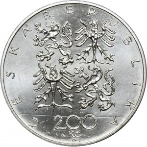 Česká republika, 200 korún 1997 - 100. výročie založenia Českej amatérskej športovej únie