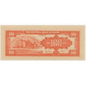 Čína, 100 jüanů 1949