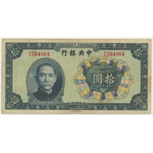 Chiny, 10 juanów 1937