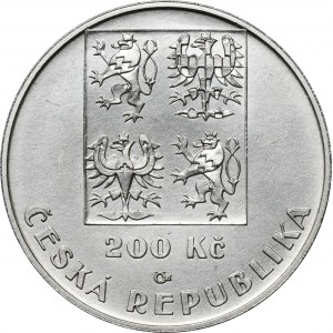 Česká republika, 200 korun 2001 - 100. výročí založení Fotbalové asociace České republiky