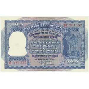 India, 100 rupií (1951-1953)