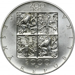 Česká republika, 200 korún 2000 - 150. výročie narodenia - Zdeněk Fibich