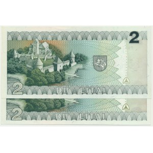 Litauen, 2 Litu 1993 - DAA - (2 Stück).