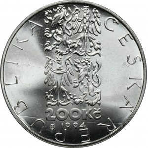 Česká republika, 200 korún 1994 - 125. výročie brnenskej konskej električky