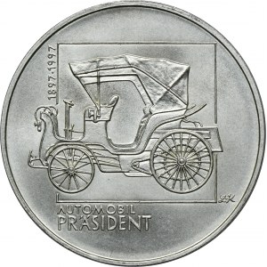 Czech Republic, 200 Korun 1997 - 100th Anniversary of Production of The Präsident, the First Passenger Car in Central Europe