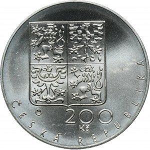 Česká republika, 200 korun 1994 - 650. výročí katedrály sv. Víta v Praze