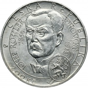 Česká republika, 200 korun 2003 - 100. výročí založení Svazu lyžařů ČR