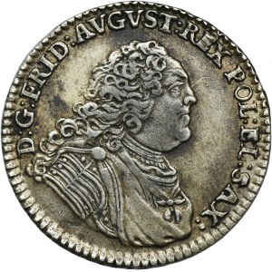 August III Sas, 1/6 Taler (Gold) Dresden 1763 FWôF