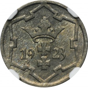 Wolne Miasto Gdańsk, 5 fenigów 1923 - NGC MS63