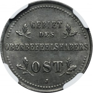 Ost, 1 Kopiejka Hamburg 1916 J - NGC UNC DETAILY